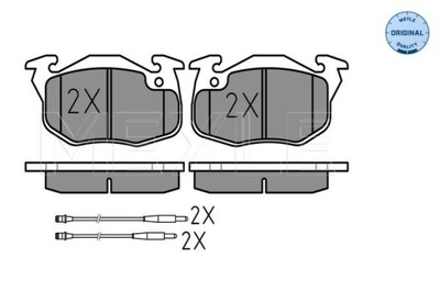 КОЛОДКИ HAM. CITROEN P. SAXO 96-03 Z ДАТЧИКОМ 0252090618/W MEYLE