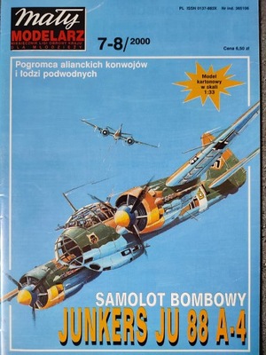 Mały Modelarz 7-8/2000 samolot Junkers JU 88 A-4