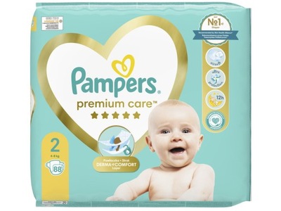 Pieluchy PAMPERS Premium Care 2 (88 szt.)