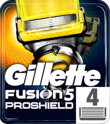Gillette Fusion 5 Proshield 4szt wkłady ostrza USA