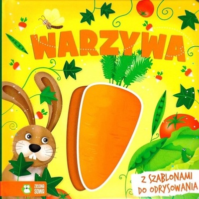 WARZYWA. KSIĄŻKA Z SZABLONAMI