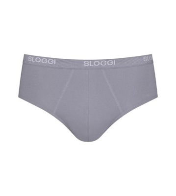 SLOGGI MEN Midi Basic Bawełna r. XL Slipy szare