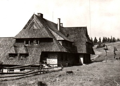 Beskid Sądecki pocztówka z obiegu