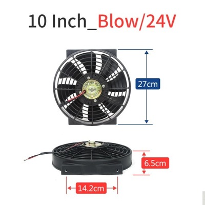 UNIVERSAL MODIFICACIÓN VENTILADOR AUTO A/C 80W 12V 24V, KLIM~31080  