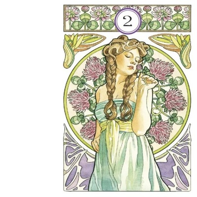 Secesyjna karta Lenormand Oracle