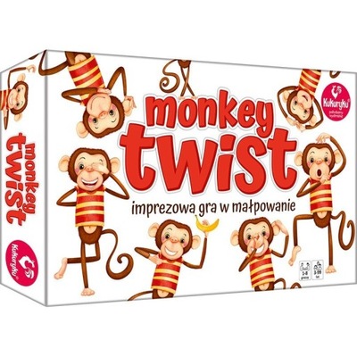 4701 Gra Monkey Twist Imprezowa Gra w Małpowanie Kukuryku