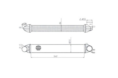 MAGNETI MARELLI 351319204290 RADIATEUR AIR DE CHARGE 