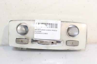 Освещение кабины перед renault laguna iii фото №1