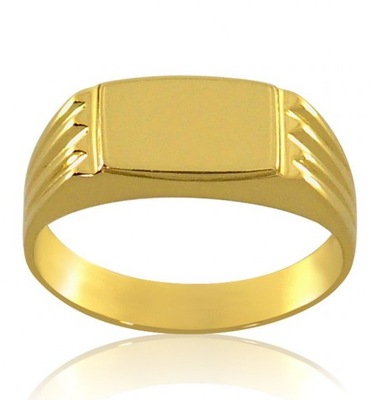 ZŁOTY SYGNET Z ORNAMENTAMI PR.333