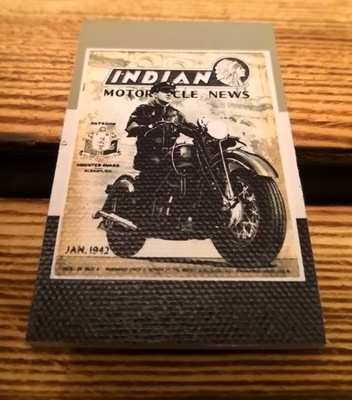 Indian Motorcycle News 1942 Magnes na Lodówkę