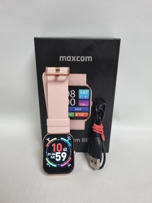 Smartwatch Maxcom FW36 Aurum SE Różowo-złoty