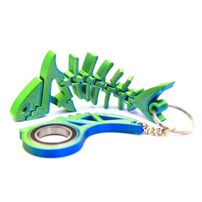 Keyspinner Keyrambit REKINEK TikTok brelok REKIN fidget spinner druk 3D