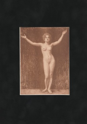 Akt kobiecy - Cornelia Paczka - ok. 1910 - passe-partout