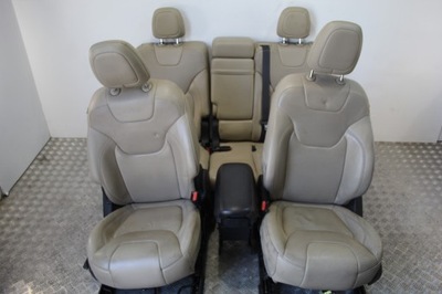 Сидіння салон шкіра jeep cherokee kl фото №1