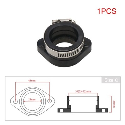 РОЗМІР C-1 ШТУКИ STYL АДАПТЕР КАРБЮРАТОРА DO PIT BIKE