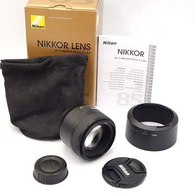 Nikon F Nikkor AF-S 85mm f/1.8G Zadbany
