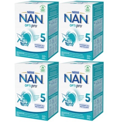 NESTLE NAN OPTIPRO 5 Mleko modyfikowane 4 x 650g