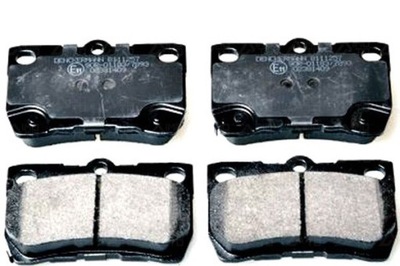Тормозные колодки тормозные задняя lexus gs 05- is ii 05- dencke фото №1