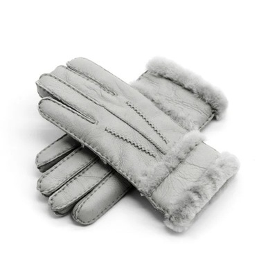 100% kożuch zimowe rękawiczki z jednym palcem dla kobiet mężczyzn