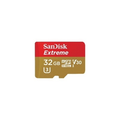 Karta pamięci SanDisk Extreme microSDHC 32GB 100MB/s A1 C10 V30 UHS-I U3