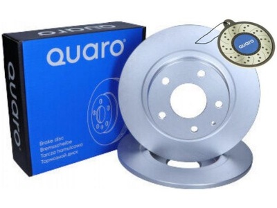 ДИСКИ ТОРМОЗНЫЕ ЗАД QUARO QD6097 + ZAPACH