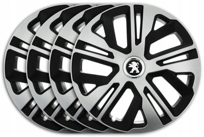 TAPACUBOS 16'' PEUGEOT 407 307 308 207 807 3008 RVM  