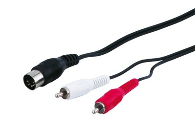 Kabel audio wtyk DIN na wtyk cinch stereo 1.5m