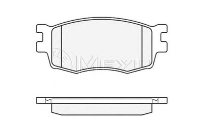 Meyle тормозные колодки тормозные hyundai перед accent kia ri фото №1