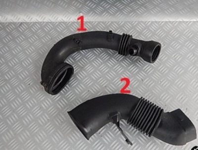 Bmw 5 e60 e61 2.5 дизель шланг труба канал воздуха фото №1