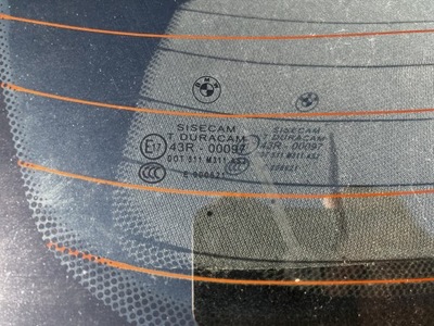 Стекло задняя задняя bmw 3 f30 оригинальная фото №1