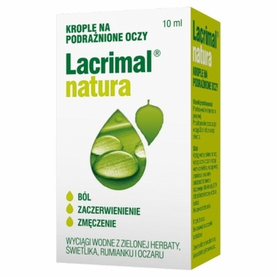 Lacrimal natura krople do oczu 10 ml