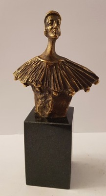 Micek, Pola, popiersie kobieta rzeźba z brązu