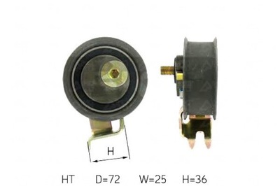 Ролик натяжителя, ремень распределительного вала skf vkm 11116 фото №1