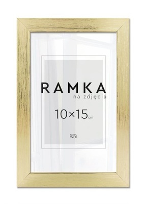 Złota Rama na zdjęcie 10x15 cm Ramka 15x10 cm