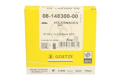 ANILLOS TLOKOWE GOETZE AUDI A3 (8L1)  