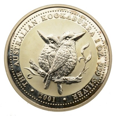 Australia - 2 Dollars 2001 r. - Kookaburra - Stan 1-