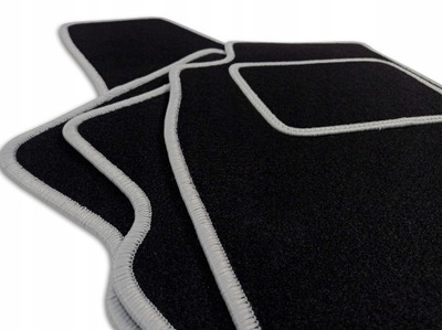 ALFOMBRILLAS ESCOBILLAS NEGRAS VW PHAETON (2002-2016) COLOR GRIS OBWODKA  