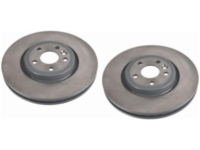 Тормозные диски p jaguar f-pace 2.0 15- land rover range rover velar 2.0-5.0 17- фото №1