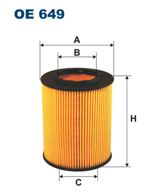 FILTRON OE 649 FILTRAS ALYVOS 