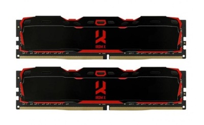 GOODRAM DDR4 16GB PC4-25600 (3200MHz) 16-20-20 DUAL CHANNEL KIT IRDM X BLAC