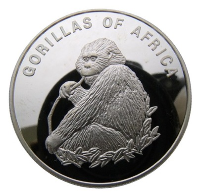 UGANDA 1000 SHILLINGS 2003 GORYL PROOF 38 mm TYP 4