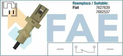 CONMUTADOR DE LUZ LUZ DE FRENADO FIAT  