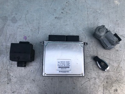 Mercedes w211 2,2 lift набір стартовий бортовий комп'ютер фото №1