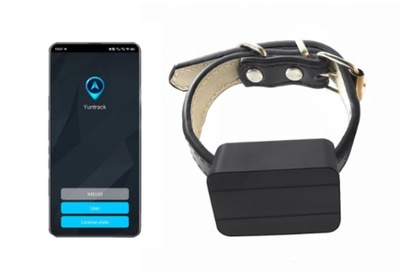 OBROŻA LOKALIZATOR GPS 1200mAh DLA ZWIERZĄT ZWIERZĘTA PSA PIES KOT SOS APP