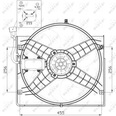 VENTILIATORIUS AUŠINTUVO BMW E46 318- 320D 00- 