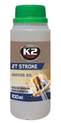 K2 STROKE OIL GREEN 2T ŽALIAS 100ML 