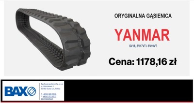 YANMAR SV17VT, SV18; SV19VT GASIENICA DE GOMA  