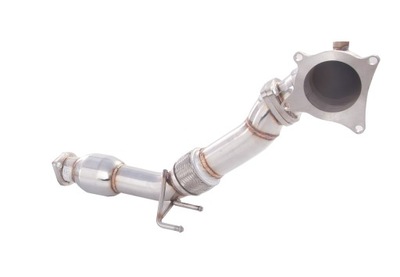 Даунпайп катализатор спортивный 3 vw golf r 2011+ фото №1