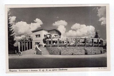 Krynica - Dworzec Kolej Górska Linowa - Mucha FOTO ok1950