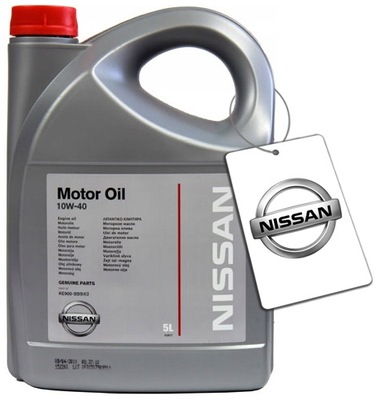 NISSAN MOTOR OIL 10W-40 SEMI SYNTHETIC A3/B4 5L